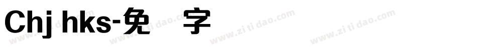 Chj hks字体转换
